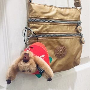 NWT Gold Kipling Crossbody